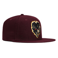New Era 59Fifty Baltimore Ravens Hat - Maroon