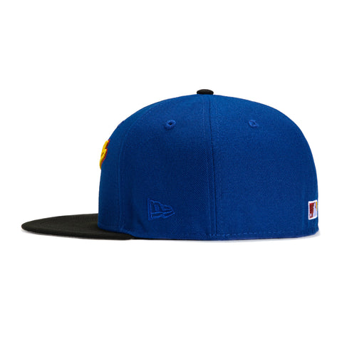 New Era 59Fifty Baltimore Orioles 25th Anniversary Stadium Patch Word Hat - Royal, Black, Gold