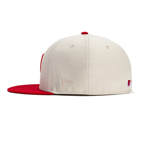 New Era 59Fifty Washington Nationals Inaugural Patch Hat - Stone, Red, Gold