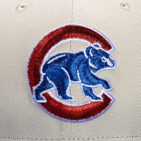 New Era 59Fifty Chicago Cubs 2016 Spring Training World Series Champions Patch Hat - Stone, Royal