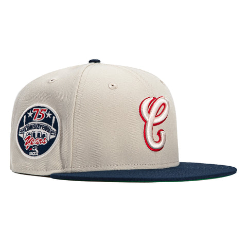 New Era 59Fifty Chicago White Sox 75th Anniversary Patch Hat - Stone, Navy, Red