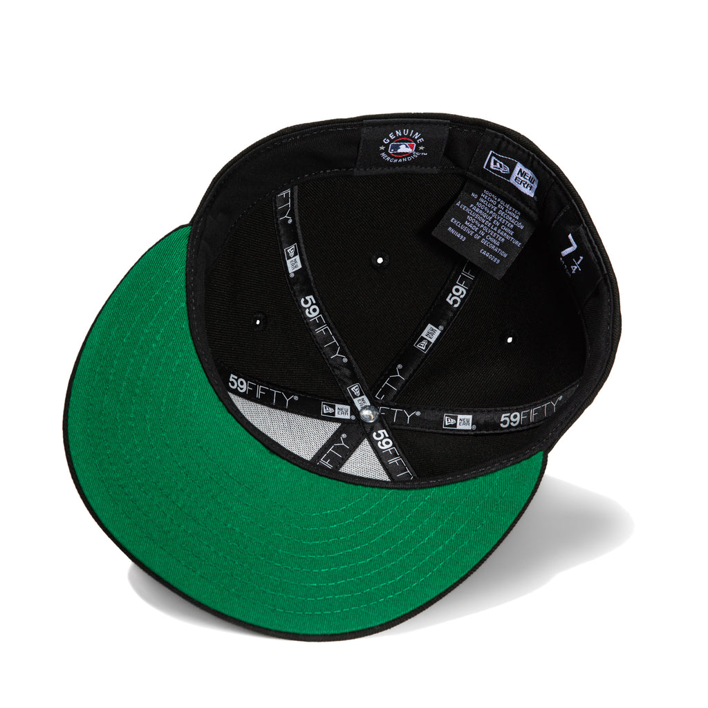 New Era 59Fifty Oakland Athletics Alternate Logo Patch Arch Hat Blac Hat Club