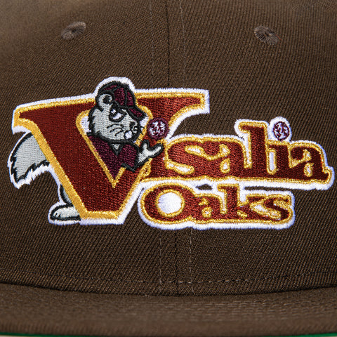 New Era 59Fifty Visalia Oaks California League Patch Hat - Brown