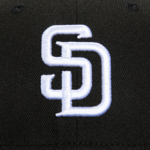 New Era 59Fifty San Diego Padres 40th Anniversary Patch Hat - Black, White