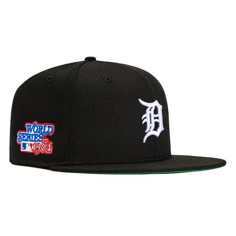 New Era 59Fifty Detroit Tigers 1984 World Series Patch Hat - Black, White