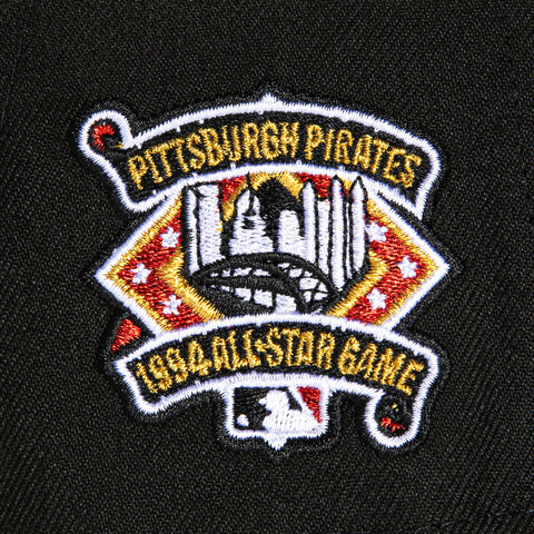 New Era 59Fifty Pittsburgh Pirates 1994 All Star Game Patch Hat - Black, White