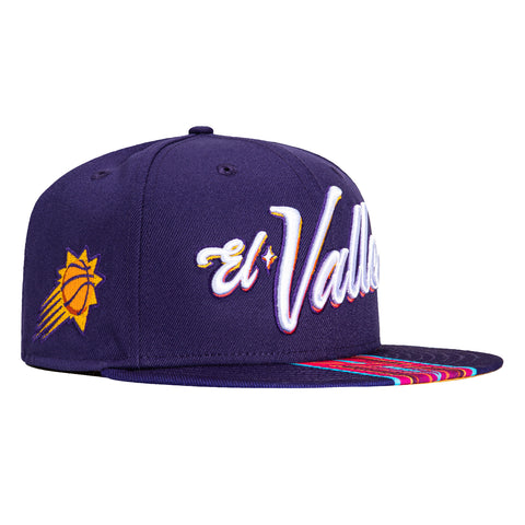 New Era 59Fifty 2023 City Phoenix Suns Logo Patch Hat - Purple