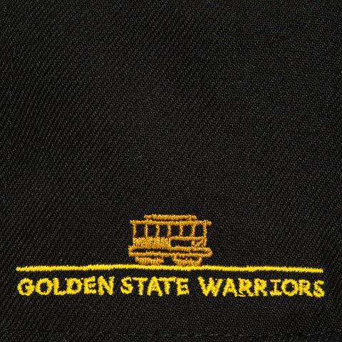 New Era 59Fifty 2023 City Golden State Warriors Logo Patch Hat - Black