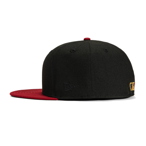 New Era 59Fifty Washington Nationals RFK Stadium Patch Hat - Black, Cardinal