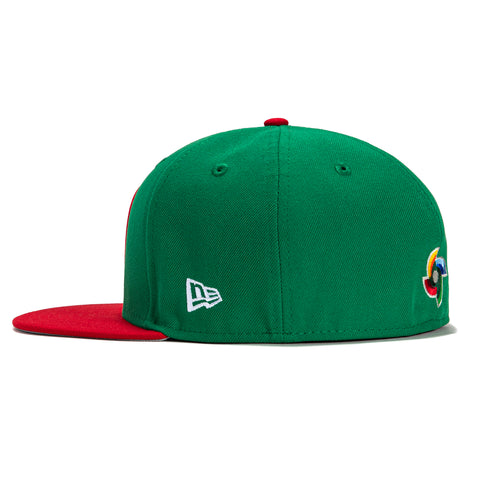 New Era 59Fifty Mexico World Baseball Classic Hat - Kelly, Red