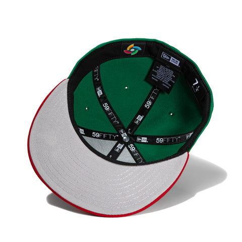 New Era 59Fifty Mexico World Baseball Classic Hat - Kelly, Red