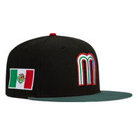 New Era 59Fifty Mexico World Baseball Classic Hat - Black, Green