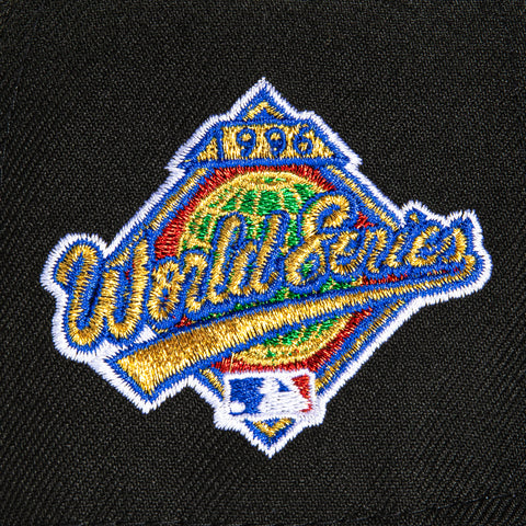 New Era 59Fifty New York Yankees 1996 World Series Patch Hat - Black, White