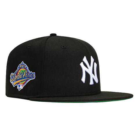 New Era 59Fifty New York Yankees 1996 World Series Patch Hat - Black, White