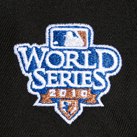 New Era 59Fifty San Francisco Giants 2010 World Series Patch Hat - Black, White