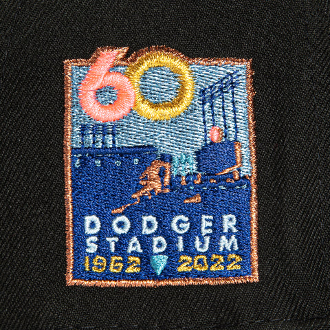 New Era 59Fifty Los Angeles Dodgers 60th Anniversary Stadium Patch Hat - Black, White