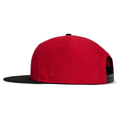 New Era 9Fifty City Original Arizona Cardinals Logo Patch Snapback Hat - Cardinal, Black