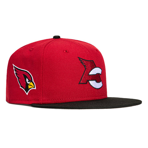 New Era 9Fifty City Original Arizona Cardinals Logo Patch Snapback Hat - Cardinal, Black