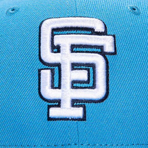 New Era 59Fifty Sky Blue San Francisco Giants 60th Anniversary Patch Hat - Light Blue