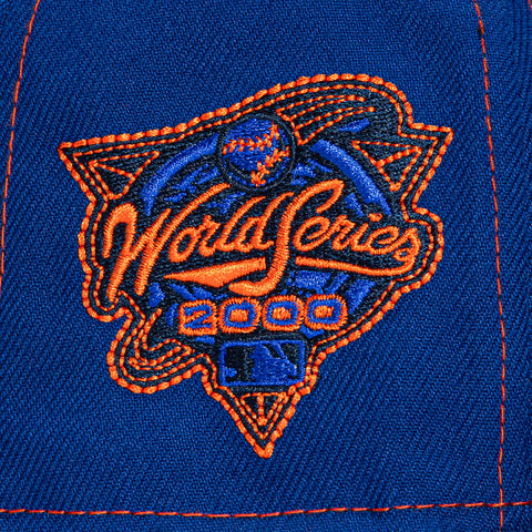 New Era 59Fifty Contrast Stitch New York Mets 2000 World Series Patch Hat - Royal