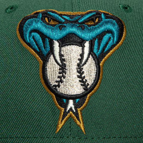 New Era 59Fifty Speed Pack Arizona Diamondbacks 20th Anniversary Patch Snakehead Hat - Green