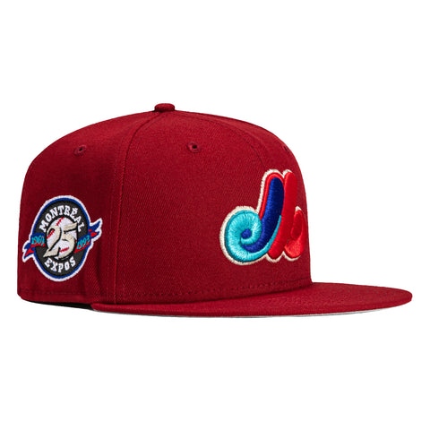 New Era 59Fifty Speed Pack Montreal Expos 25th Anniversary Patch Hat - Brick