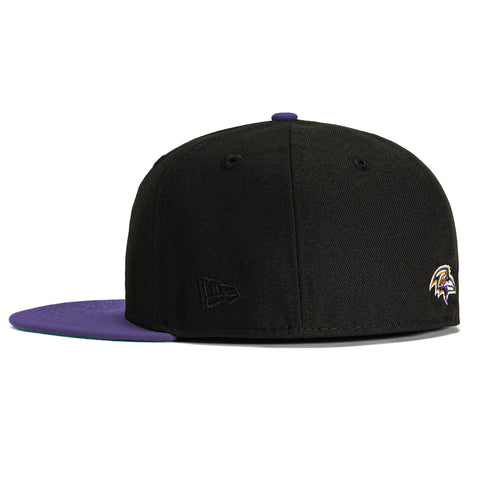 New Era 59Fifty Baltimore Ravens City Original Hat - Black, Purple