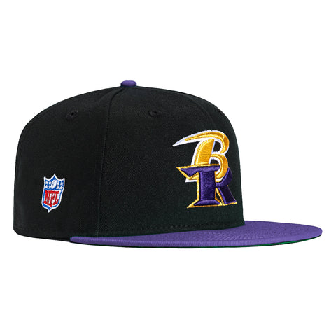 New Era 59Fifty Baltimore Ravens City Original Hat - Black, Purple