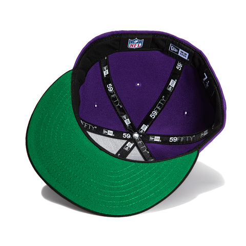 New Era 59Fifty Minnesota Vikings City Original Hat - Purple, Black