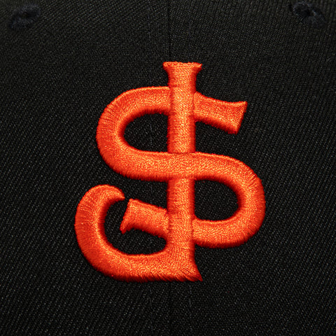 New Era 59Fifty San Jose Giants 30th Anniversary Patch Hat - Black, Orange