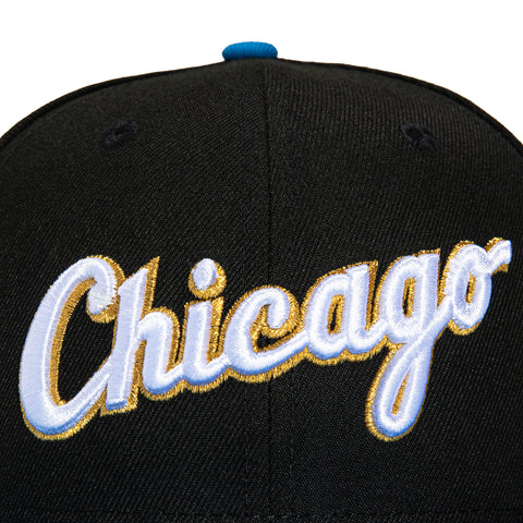 New Era 59Fifty Chicago White Sox 2003 All Star Game Patch Word Hat - Black, Indigo, Metallic Copper