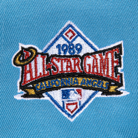 New Era 59Fifty Kansas City Royals 1989 All Star Game Patch Script Hat - Light Blue, Royal