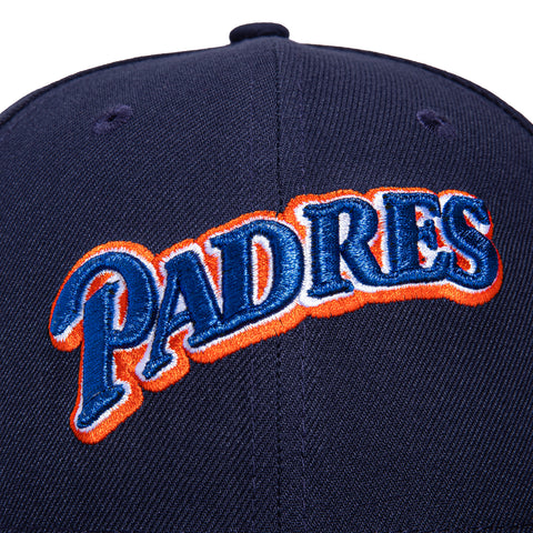 New Era 59Fifty San Diego Padres 1998 World Series Patch Word Hat - Light Navy