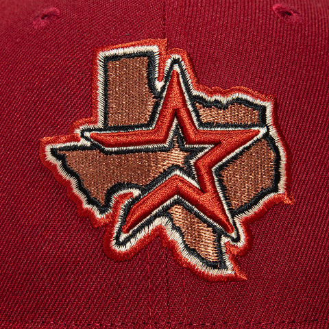 New Era 59Fifty Houston Astros 2000 Inaugural Patch Alternate Hat - Brick