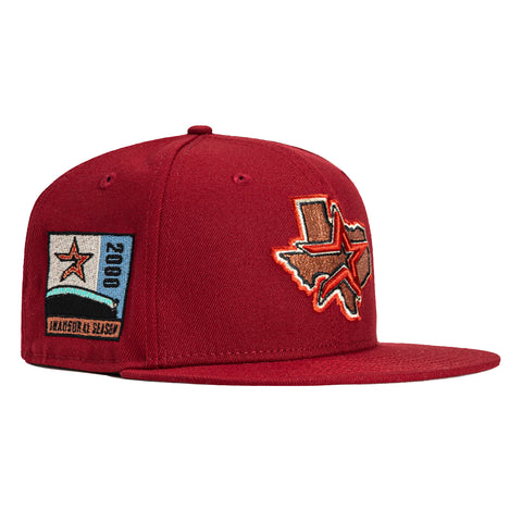 New Era 59Fifty Houston Astros 2000 Inaugural Patch Alternate Hat - Brick