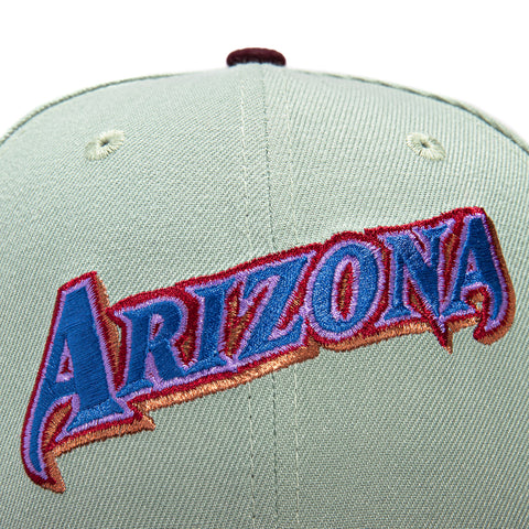 New Era 59Fifty Arizona Diamondbacks 25th Anniversary Patch Word Hat - Green, Maroon