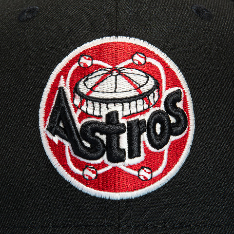 New Era 59Fifty Houston Astros 1986 All Star Game Patch Hat - Black, Light Blue, Red