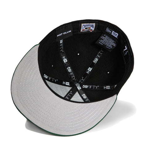 New Era 59Fifty Fields Miami Marlins Inaugural Patch Word Hat - Black, Green