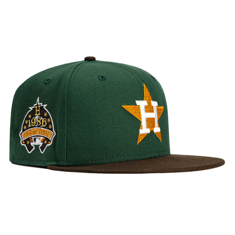 New Era 59Fifty Fields Houston Astros 1986 All Star Game Patch Hat - Green, Brown