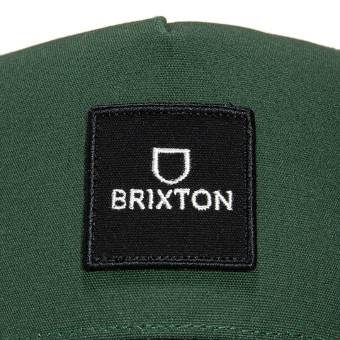 Brixton Alpha Block x C MP Mesh Snapback Hat - Green