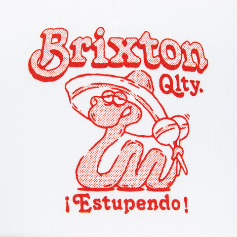 Brixton Estupendo Snapback Mesh Hat - White