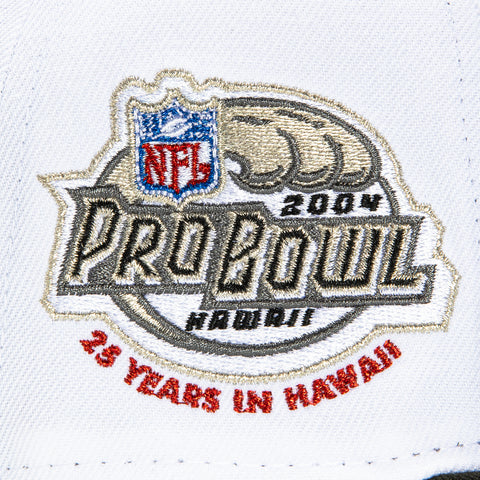 New Era 59Fifty Atlanta Falcons 2004 Pro Bowl Patch Hat - White, Black