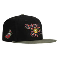 New Era 59Fifty Inland Empire 66ers Military Logo Patch Hat - Black, Olive
