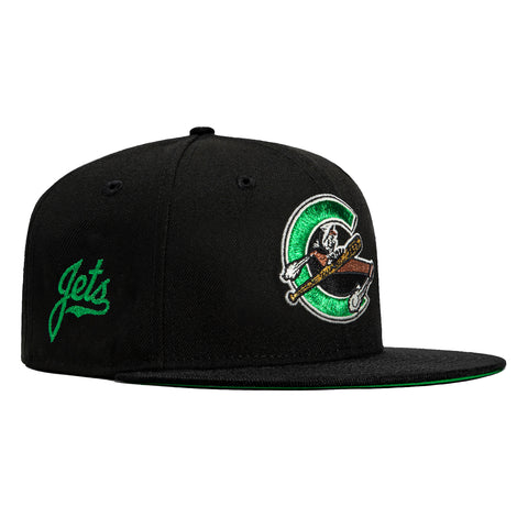 New Era 59Fifty Columbus Jets Logo Patch Hat - Black