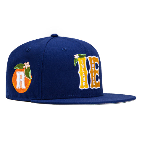 New Era 59Fifty Inland Empire 66ers Redland Pickers Logo Patch Alternate Hat - Royal