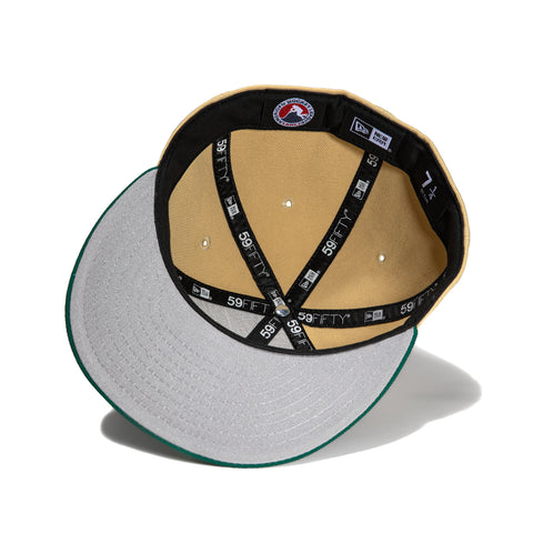 New Era 59Fifty Iowa Wild Logo Patch Hat - Tan, Green