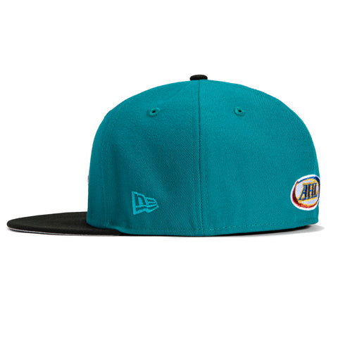 New Era 59Fifty Manitoba Moose 10th Anniversary Patch Hat - Teal, Black