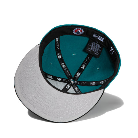 New Era 59Fifty Manitoba Moose 10th Anniversary Patch Hat - Teal, Black
