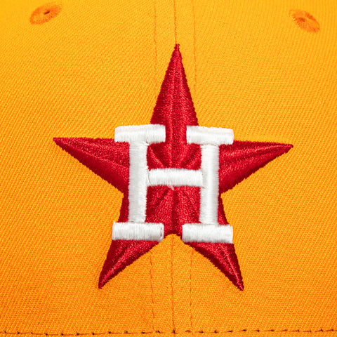 New Era 59Fifty Houston Astros 1986 All Star Game Patch Hat - Light Orange, Black