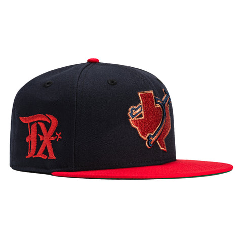 New Era 59Fifty Texas Rangers City Connect Patch Spur Hat - Navy, Red – Hat  Club